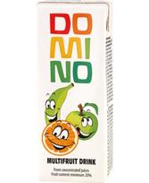 Įvairių vaisių sultys DOMINO, 200 ml