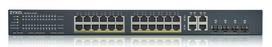 ZYXEL GS1920-24HPv2 28-Port 24x Gigabit and 4x Gigabit 375W PoE NebulaFlex Cloud Switch