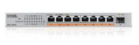 ZYXEL Switch 8P 2.5G+ 1SFP+ XMG-108HP-EU0101F