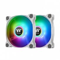 THERMALTAKE Fan Pure Duo 12 ARGB Sync Radiator Fan 2 Pack White Fan