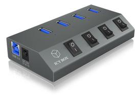 IcyBox IB-HUB1405C 4-Port USB 3.0 Hub