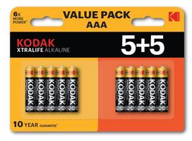 Kodak XTRALIFE Alkaline AAA Battery 10pcs.