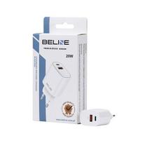Beline 20W USB-C + USB-A charger - white