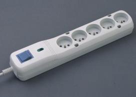 Lestar Surge Protector LF-530WA, 3L EMI/RFI, 1.5m, gray