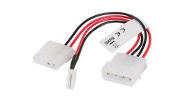 LANBERG Power Adapter Cable 2x HDD - 3 Pin