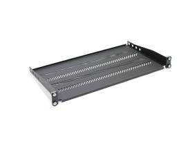 ASSMANN Shelf for 450mm 19" 483x250mm 1U black racks with adjustable feet and support
