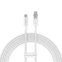 Baseus Auto Power-Off Charging Cable 100W USB-C to USB-C 2m, White