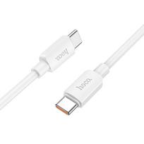 Hoco X96 Type-C to Type-C Charging Data Cable 100W 5A 1m, White