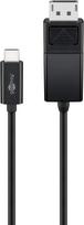 Goobay USB-C- DisplayPort adapter cable 51767 1.2 m, Black