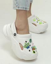 Crocs su strypeliais Prima d'Arte 19171 36-37 balti 40-41 balta