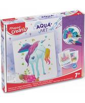 Plakato piešimo rinkinys MAPED Aqua Art Unicorns