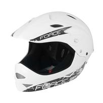 Šalmas FORCE Downhill Junior 54-58cm S-M (baltas)
