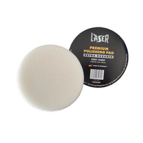 Poliravimo kempinė balta velcro prilipinama 150mm (kieta)