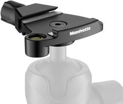 Adapter for Manfrotto tripod headsCompatible with Arca-Swiss type QR platesCan be used with Be
