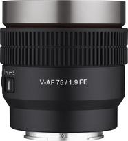 75 mm tele prime lensMaximum aperture of T1.9Quiet & fast focusing motorDust & splash resist