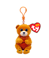 Pliušinis žaislas - pakabukas TY meškėnas DUNCAN,12 cm