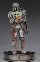 Figūrėlė Iron Studios Star Wars - The Mandalorian and Grogu Statue Art Scale 1/10