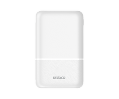 Išorinė baterija DELTACO 10000 mAh / 37 Wh, 10,5W, 2x USB-A, 1x USB-C, balta / PB-C1005