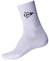 Teniso kojinės unisex DUNLOP Crew 39-46 White 3-pack