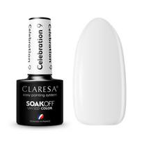Hibridinis nagų lakas Claresa Celebration, 9 balta, 5 ml