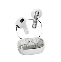 Ausinės į ausis STREETZ T150-WHT 6612031, permatomos, baltos