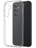 Mocco Ultra-Thin Back Case, 1 mm Silicone Case for Samsung Galaxy A55 5G, Transparent