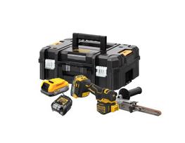 Juostinis šlifuoklis DeWalt DCM200E2T-QW; 18 V; 2x1,7 Ah akum.