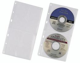 Patvarūs DURABLE CD dėklai 2 CD/DVD diskams, skaidrūs, 5 vnt.