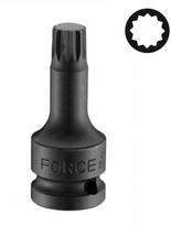 Force Dvylikakampis-galvutė smūginis Spline M12 1/2"