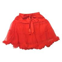Raudonas tutu tiulio sijonas