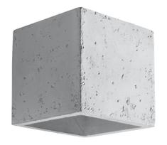 Sollux SL.0487 - Sieninis šviestuvas QUAD 1xG9/8W/230V betonas