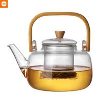 Xiaomi 1000L karščiui atsparus stiklinis arbatinukas skaidraus arbatos puodo infuzatorius gėlių nešiojamam virduliui buitiniams gėrimams 1000ml Tea Pot