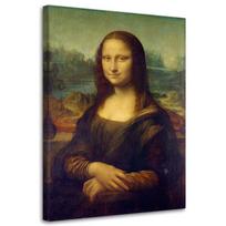 Spaudinys ant drobės REPRODUKCIJA Mona Lisa - Da Vinci 40x60 ruda