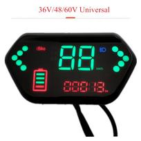 36 V 48 V 60 V LCD skaitmeninis elektrinio dviračio elektrinio dviračio spidometro akumuliatoriaus indikatorius77
