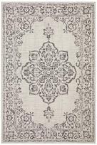 Lauko ir vidaus kilimas CREYA PRISMA, 150 x 80 cm, kreminės sp., 100% perdirbto poliesterio