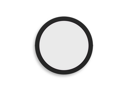 Paviršinė LED panelė PHILIPS MAGNEOS, 12W, 2700K, 1150lm, apvali f., juodos sp.,ø21xh2,8cm