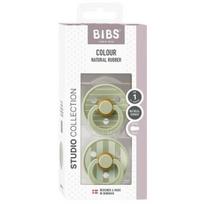 Bibs  Studio Colour Natūralaus kaučiuko čiulptukas nuo 0 iki 6 mėnesių 2vnt