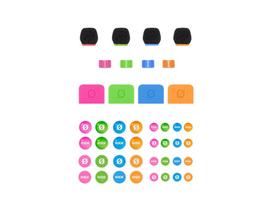 Rode color tags Wireless GO, Wireless GO II, Lavalier II