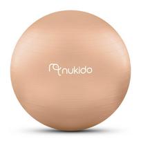 Aerobikos kamuolys Nukido, 65 cm, rudas