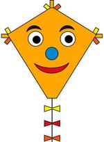 Aitvaras ECOLINE: Eddy Happy Face 50cm