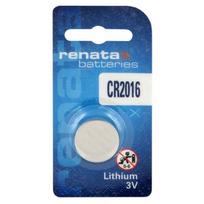 Renata CR2016-1BB Blister Pack, 1 piece.