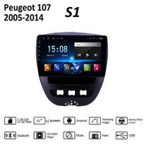 2 Din Android automobilio radijas, skirtas Peugeot 107 Toyota Aygo Citroen C1 2005-2014 automobilio multimedijos grotuvas galvos blokas Stereo GPS navigacija BT WIFI 1+16GB