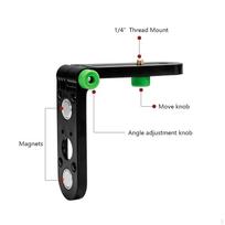 Lazerio linijos lygio L formos magnetinio laikiklio priedai Lengvas reguliuojamas
