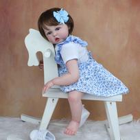 BZDOLL 60 CM rankų darbo detalių 3D dažų oda, silikoninė naujagimio kūdikis, paruoštas lėlės žaislas mergaičių audiniams kūnui Realistiška princesė Bebe 60cm 3D-paint Skin Doll