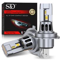 2vnt H4 9003 HB2 LED priekinių žibintų lemputės Canbus tolimųjų šviesų automobilių šviesos turbo diodų lempos automobilinis motociklas 20000LM 12V 6500K