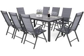 Lauko baldų komplektas Ibiza 185 cm, pilka