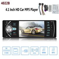 4022B automobilio MP5 „Bluetooth“ grotuvas vairo valdymas, 1 Din 4,1 colio ekranas, automatinis stereofoninis garsas prietaisų skydelyje, automobilio priedai