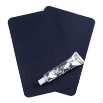 Pripučiamų valčių remonto rinkinys – 2 PVC pleistrai + 30 ml vamzdžių klijai black