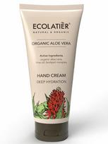ECOLATIER Drėkinamasis rankų kremas su ALOE VERA, 100 ml