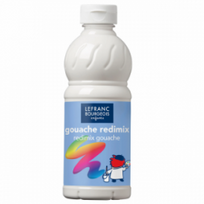 Guašas 500 ml REDIMIX 001, baltos sp.
